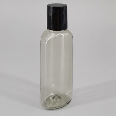 Clear Black 37*26*80mm 50ml Empty Squeeze Bottle