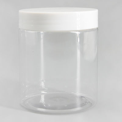 Transparent Snacks Storage 83mm 250ml Empty Cosmetic Containers