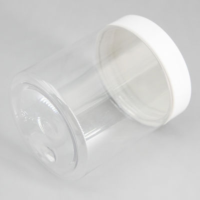 Transparent Snacks Storage 83mm 250ml Empty Cosmetic Containers