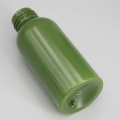 Cylinder Toner Hand Cream Skin Care Bottle PET Green Packaging Plastic Bottle 80ml Screw Cap Small Cosmetic Bottle