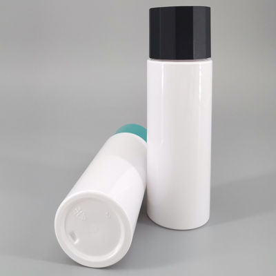 150ml White PET Cosmetic Bottle Cylinder Plastic Bottle Lotion Cream Beauty Liquid Skincare Bottle Many Cap Choice